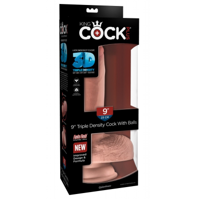 Realistyczne dildo z mocną przyssawką 24,1 cm King Cock