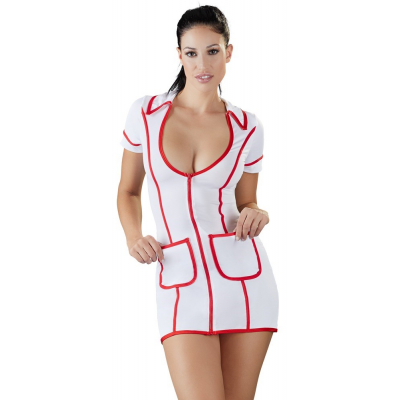 Dopasowany kostium seks pielęgniarki L