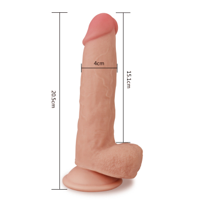 Dildo realistyczny penis z przyssawką 18,4cm