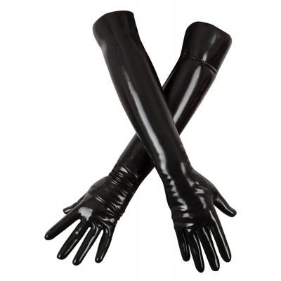 Lateksowe rękawiczki długi chlorowany lateks XL