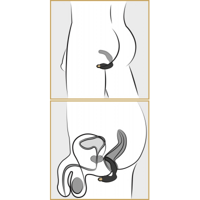Masażer prostaty i krocza 7 trybów wibracji