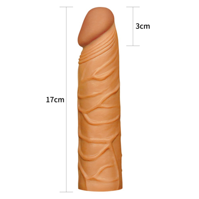 Nakładka powiększająca penisa o 2,5cm Lovetoy