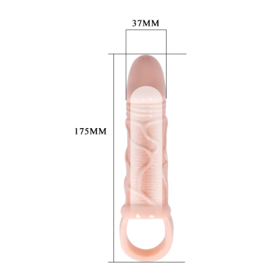 Nakładka na penisa Brayden Mega doznania dla obojga 13,5cm LyBaile