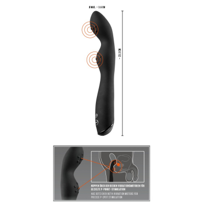 Masażer prostaty wibrator punktu P 23,5cm