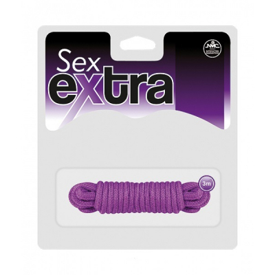 Sex Extra Love Bawełniana Lina do krępowania 3m fioletowa