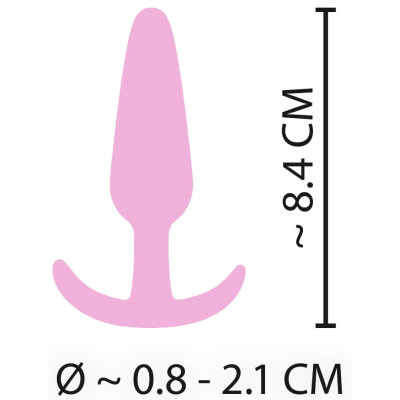 Korek analny o stożkowym kształcie 8,4cm Cuties