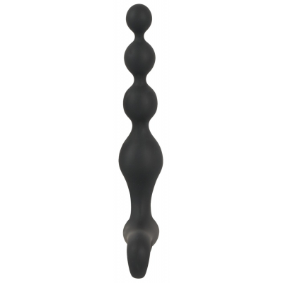 Koraliki analne z wibracjami 20 cm Black Velvet