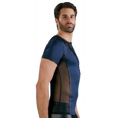 Męska elastyczna koszulka ze sznurowaniem XL