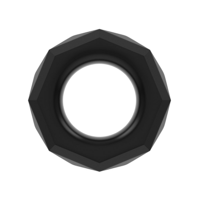Pierścień na penisa Lovetoy Power Plus czarny śr. 2cm