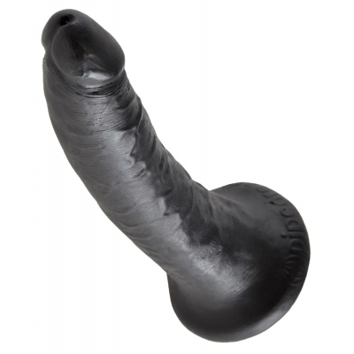Realistyczne czarne Dildo King Cock dł. 18cm