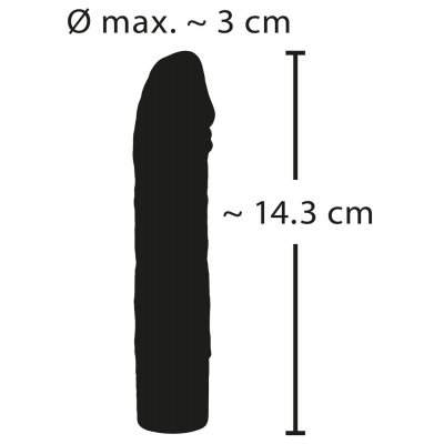 Realistyczny wibrator do torebki 14,3cm