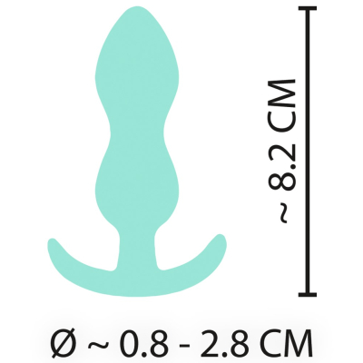 Korek analny jedwabiście miękki 8,2cm Cuties