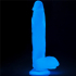 Dildo z przyssawką świecące w ciemności 26 cm Lovetoy