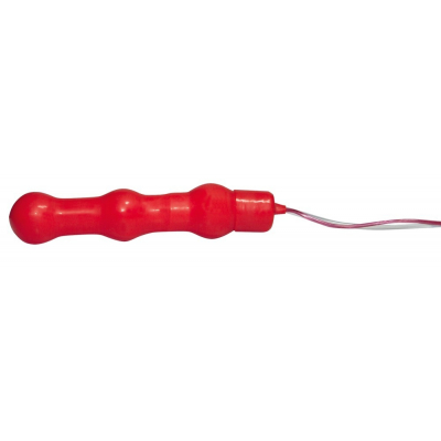 Nadmuchiwane czerwone dildo z wibracjami - mega POMPA