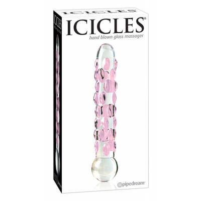 Szklane dildo, niesamowita przyjemność Icicles No. 7