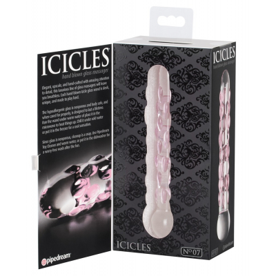 Szklane dildo, niesamowita przyjemność Icicles No. 7