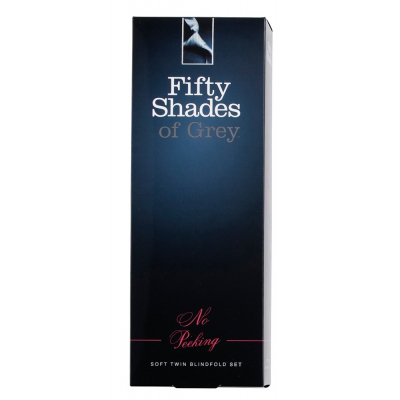 Dwie luksusowe maseczki, srebrna i czarna