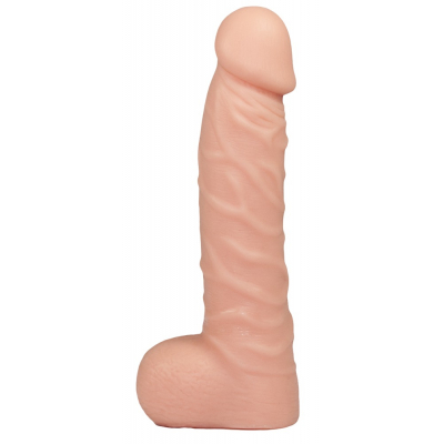 Dildo z realistycznymi jądrami 17 cm