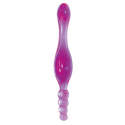 Dildo analne - Dwustronna sonda analna 20cm