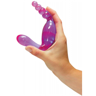 Dildo analne - Dwustronna sonda analna 20cm