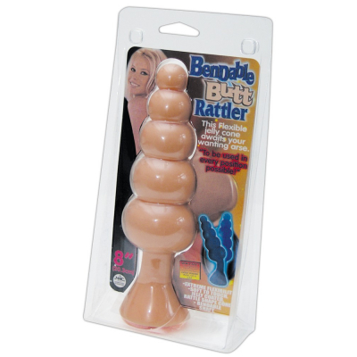 Korek analny Bendable Butt Rattler dł. 20cm