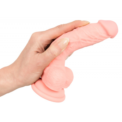 Silikonowe dildo medyczne z przyssawką 18cm