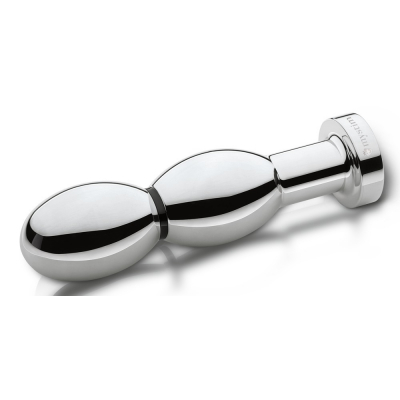 Aluminiowe dildo do stymulacji pochwy lub odbytu - Elektryczne impulsy