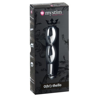 Aluminiowe dildo do stymulacji pochwy lub odbytu - Elektryczne impulsy