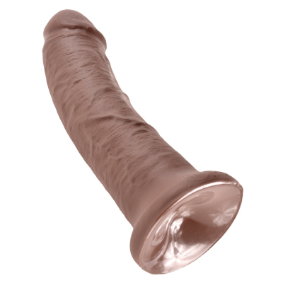 Realistyczne zakrzywione dildo z przyssawką 20cm