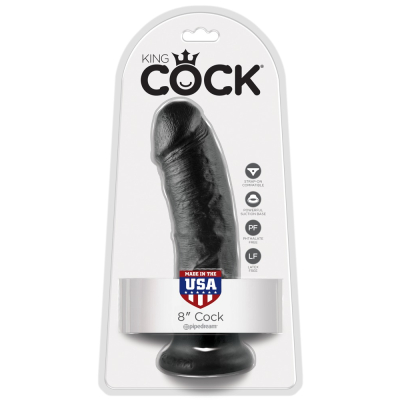 Dildo King Cock czarny dł. 20cm