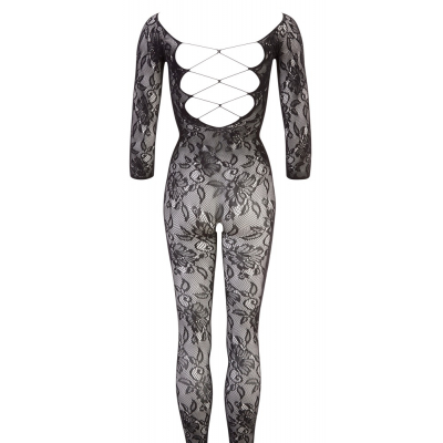 koronkowy Catsuit z otwartym kroczem S-L