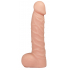 Dildo z realistycznymi jądrami 17 cm