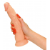 Sporych rozmiarów realistyczne dildo z wyodrębnioną główką 23cm