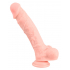 Silikonowe dildo medyczne z przyssawką 24cm