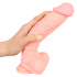 Silikonowe dildo medyczne z przyssawką 24cm