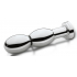 Aluminiowe dildo do stymulacji pochwy lub odbytu - Elektryczne impulsy