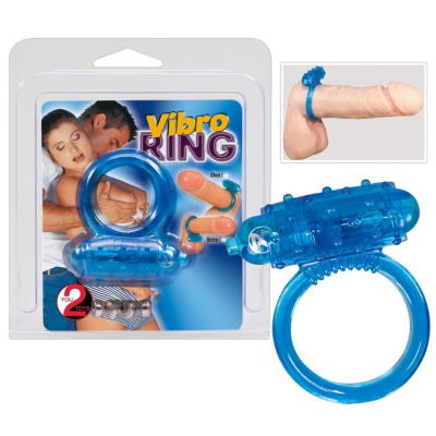 Wibrujący elastyczny pierścień na penisa