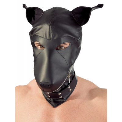 Maska psa z pyskiem zamykanym na zamek