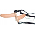 Strap-on - podwójne dildo dla dwóch osób z wibracjami