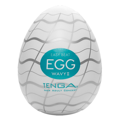 Dyskretny masturbator Egg Wavy II 1 szt. Tenga